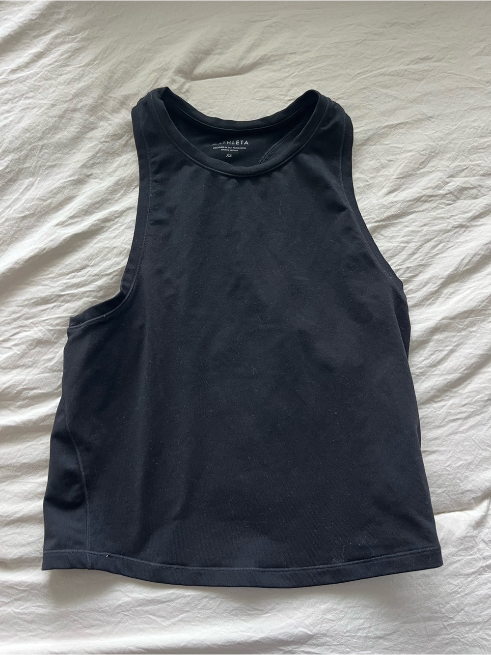 Athleta Black Racerback Performance Tank